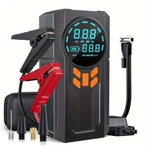 Portable Car Jump Starter & Air Compressor 2-in-1